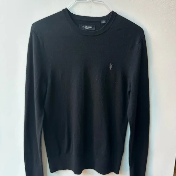 All Saints merino black sweater - size L - Picture 2 of 3